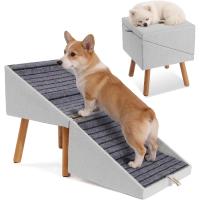 Ziluce 2-in-1 Dog Steps and Ottoman