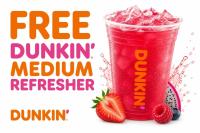 Dunkin Donuts Medium Refresher on August 10th