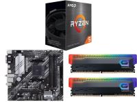 AMD Ryzen 5 5500 CPU + Asus Motherboard