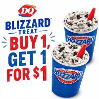 Dairy Queen Blizzard Treat Buy One Get One