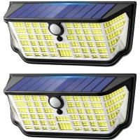 TuyLuxe Solar Motion Sensor Lights Outdoor 2 Pack