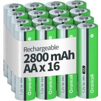 Granicell AA NiMH Rechargeable Batteries 16 Pack