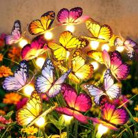 Bonlion Outdoor Solar Butterfly Lights 16 Pack