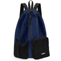 Wandf Swim Bag for Swimmers, Mesh Beach Backpack