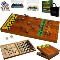 Yuzpkrsi Foldable Horse Race Board Game