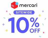 Mercari Sitewide Code BACK2SCHOOL