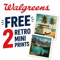 Free 2 Retro Mini Prints at Walgreens