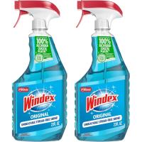 Windex Glass and Window Cleaner Spray Bottle 2 Pack