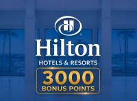 Hilton 3000 Bonus Points Per Stay Until December 2026