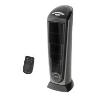 Lasko 1500W Ceramic Tower Space Heater with Remote Used