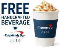 Free Handcrafted Beverage at Capital One Cafe September 7th 2026