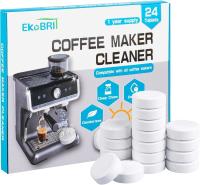 EKoBRIT Coffee Machine Cleaner with 24 Descaler Tablets