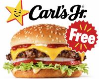 Free Carls Jr Famous Star Burger with Cheese