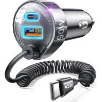 Lisen 90W USB-C and USB Car Charger
