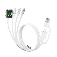 A-Pce 4-in-2 Multi Charging Cable with AppleWatch Charger