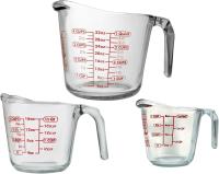 Anchor Hocking Glass Measuring Cups 3 Set