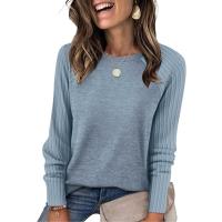 Sampeel Sweatshirt for Women Long Sleeve Shirts Crewneck Sweaters