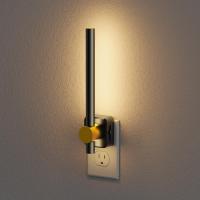 JandCase Gold 3000K LED Night Light Plug