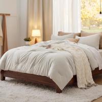 Bedsure King Comforter Set Prewashed Soft Bedding Set