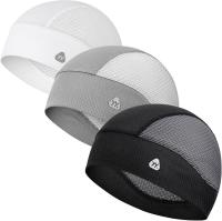 Breathable Mesh Helmet Liner Skull Caps 3 Pack
