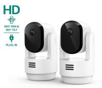 Arlo Essential Indoor Pan Tilt Security Camera 2 Pack