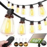 addlon Solar Outdoor String Lights