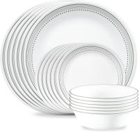 Corelle Vitrelle Triple Layer Dinnerware Mystic Gray