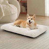 Bedsure Washable Bubble Fleece Dog Crate Bed