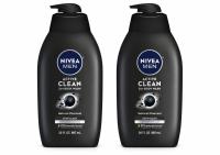 Nivea Men Active Clean 3-in-1 Body Wash 2 Pack