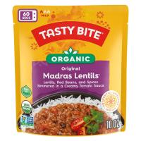 Tasty Bite Organic Madras Lentils 6 Pack