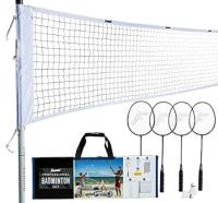 Franklin Sports Badminton Net and Racket Set