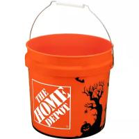 Home Depot Orange Halloween Bucket