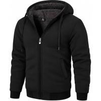 Zity Mens Zip Up Fleece Sherpa Hoodie Sweatshirt