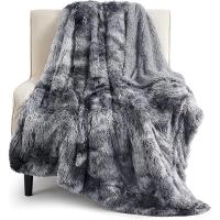 Bedsure Faux Fur Fluffy Fleece Sherpa Throw Blanket