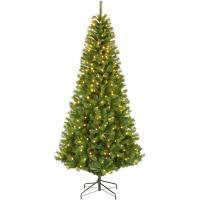 National Tree Company 7.5ft Pre-Lit Winchester Pine Slim Christmas Tree