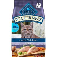 Blue Buffalo Wilderness Chicken Adult Dry Cat Food 12lbs