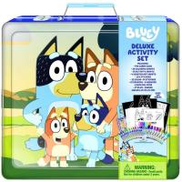 Bluey Deluxe Activity Art Set with Metal Carrying Case