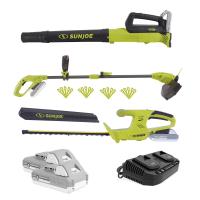 Sun Joe 24V Cordless 3-Tool Garden Combo Kit