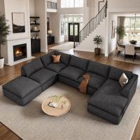 Vesgantti 142in Boneless Sectional Modular Couch