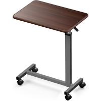 Pneumatic Adjustable Overbed Bedside Table by Woture