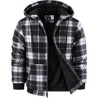 ZITY Hoodies Men Flannel Fleece Sweatshirt