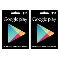 Google Play Android Credit Gift Cards