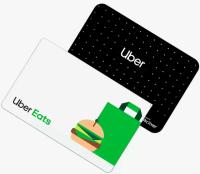 Uber Rides and Uber Eats Gift Card