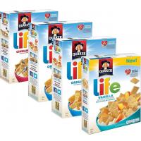 4x Quaker Life Breakfast Cereal Boxes