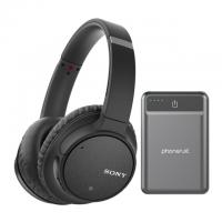 Sony Wireless Noise Canceling Over-the-Ear Headphones with Power Bank