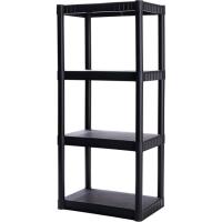 Plano 4-Shelf 48in H Plastic Shelving Unit