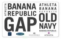 Gap and Banana Republic and Old Navy Gift Cards
