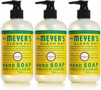 3x Mrs Meyers Clean Day Honeysuckle Hand Soap