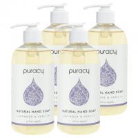 4x Puracy Natural Liquid Hand Soaps