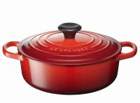 Le Creuset Signature Round Wide 3-1/2-Quart Dutch Oven